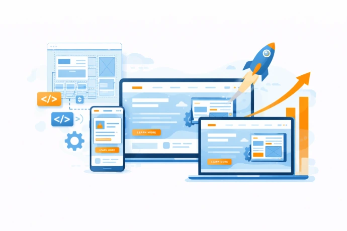 Business Website Design & Development Service Responsive website design and development service for business lead generation and online presence